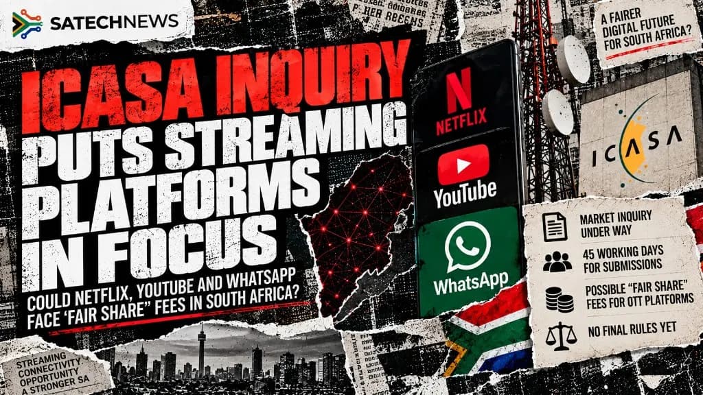 Icasa inquiry opens the door to “fair share” fees for Netflix, YouTube and WhatsApp